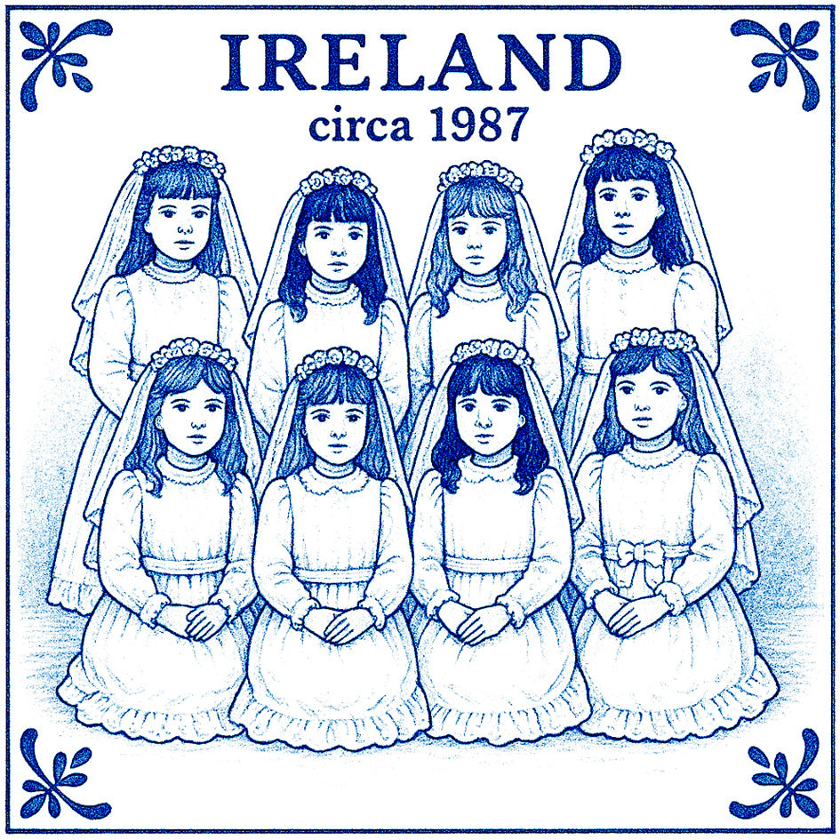 First Communion - The Girls