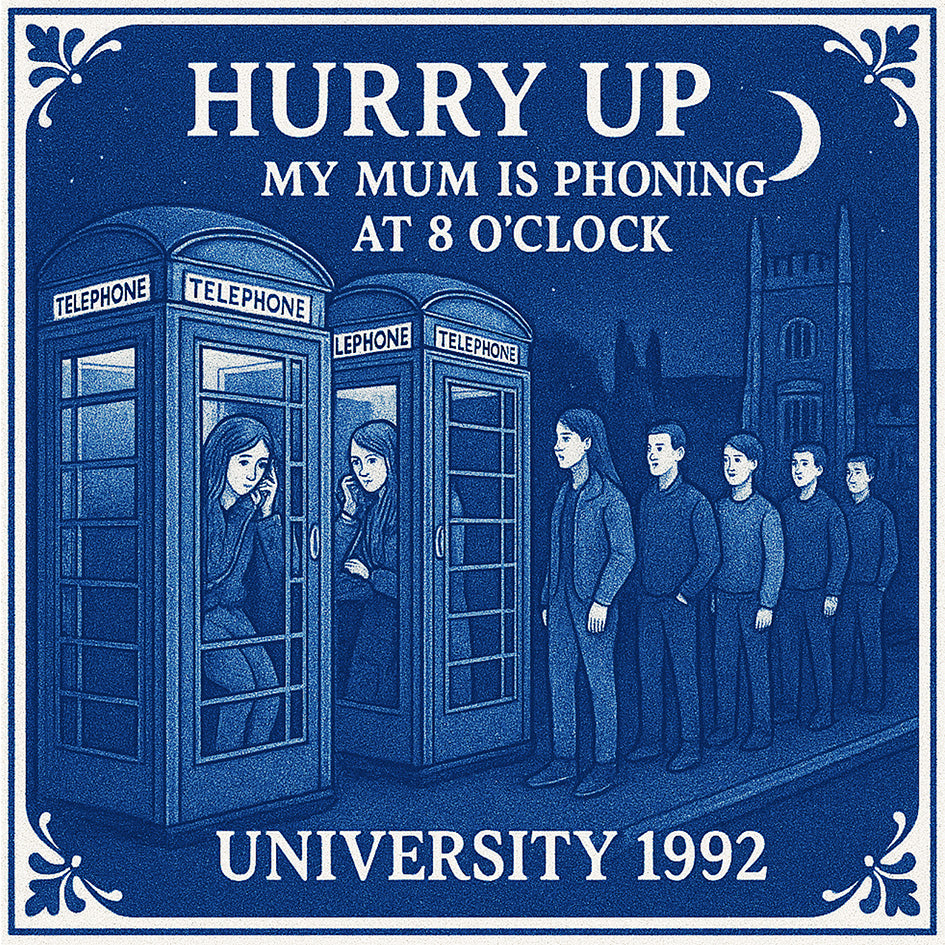 Hurry Up Mum Is Phoning At 8pm